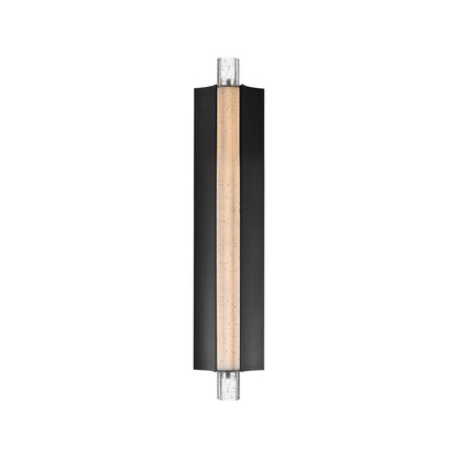 Hyperion LED Wall Light in Black (24-Inch).
