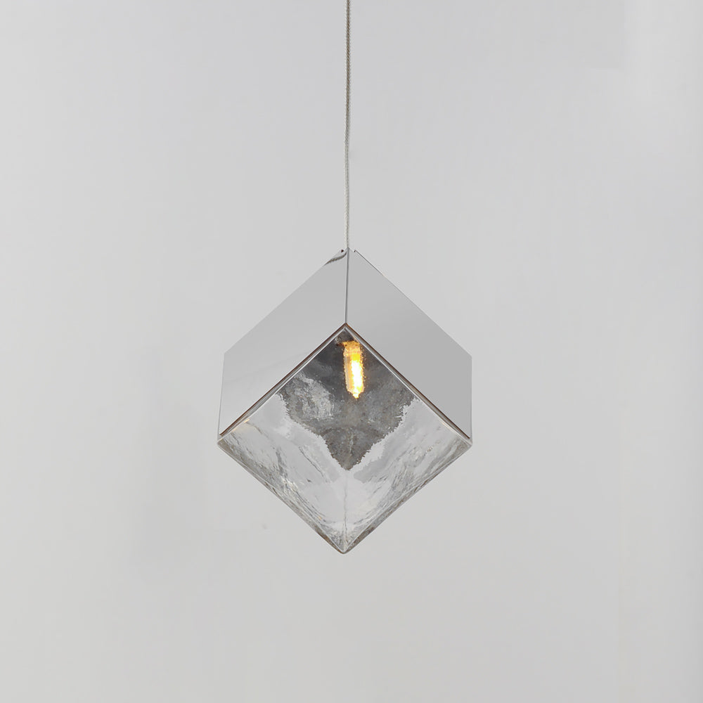 Ice Cube Pendant Light in Detail.