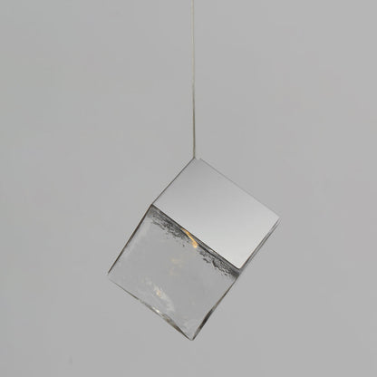 Ice Cube Pendant Light in Detail.