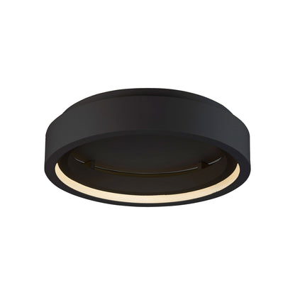 iCorona LED Flush Mount Smart Ceiling Light in Black (22.75-Inch).