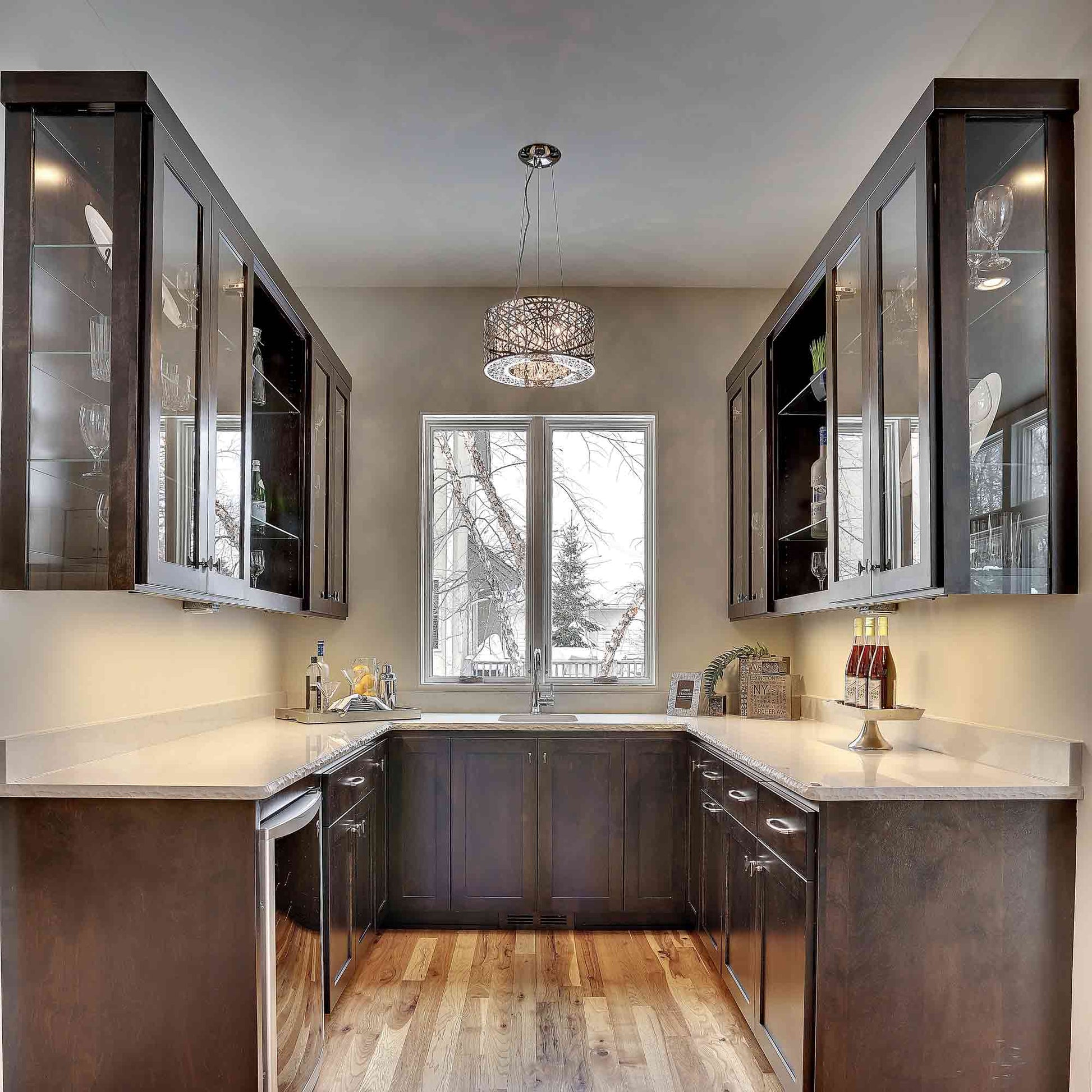 Inca Pendant Light in kitchen.