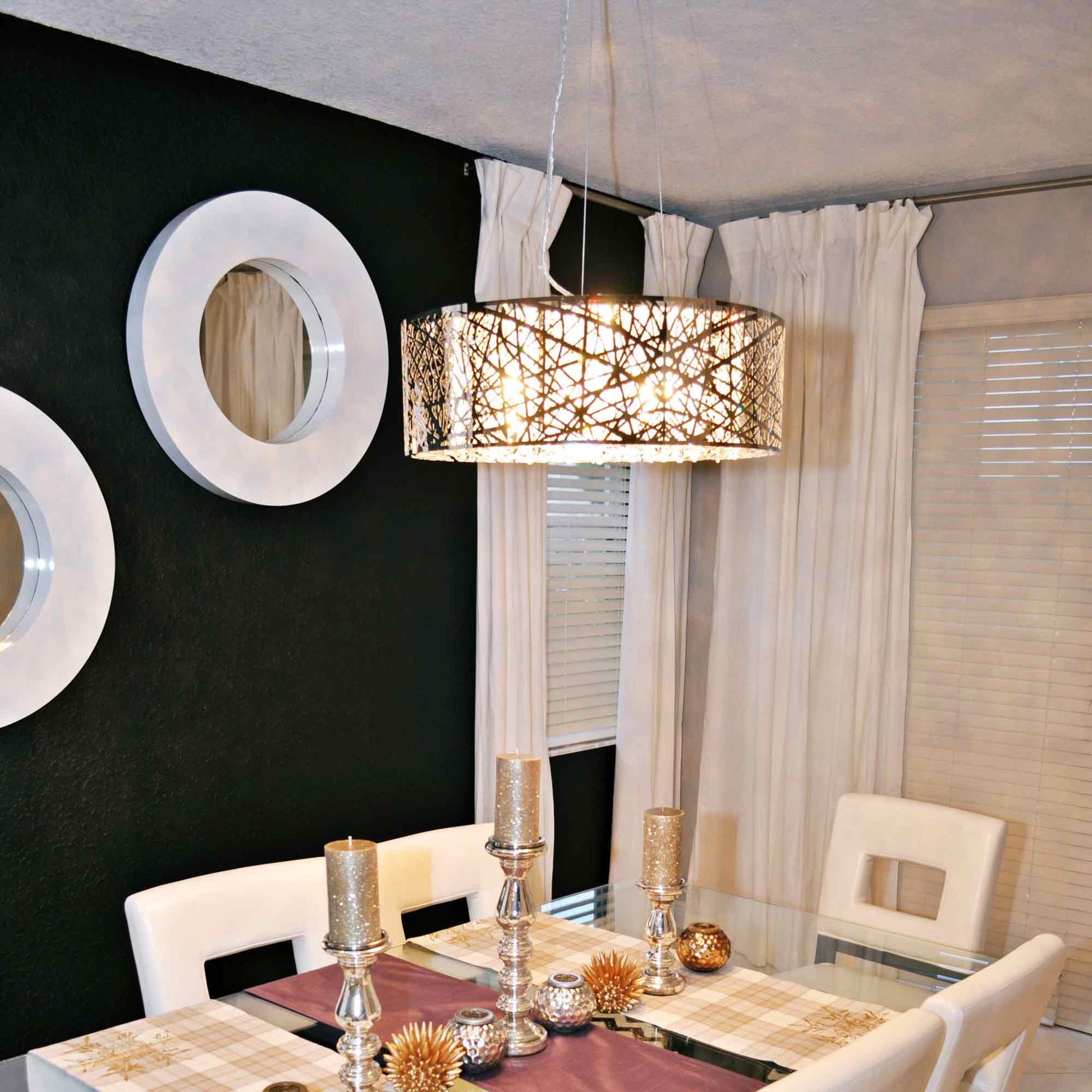 Inca Pendant Light in dining room.