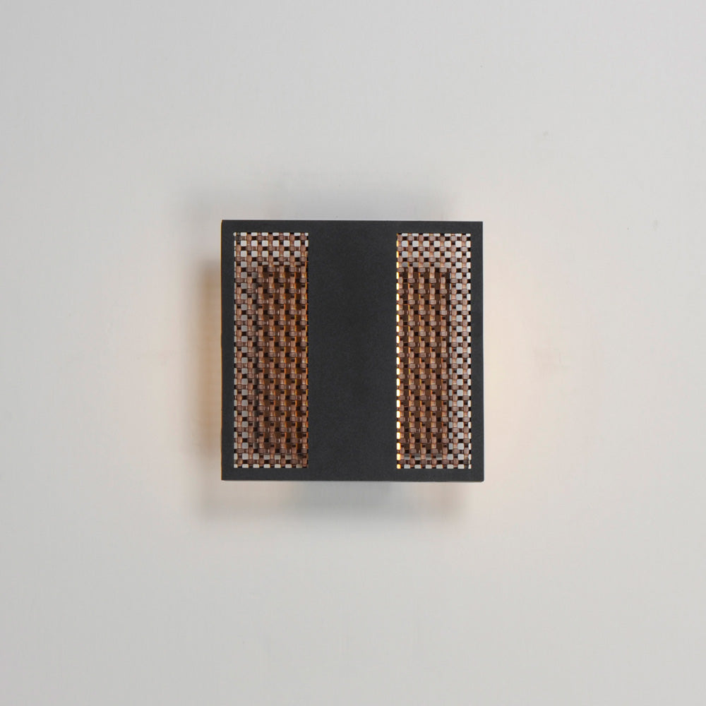 Interlace LED Outdoor Wall Light in Detail.