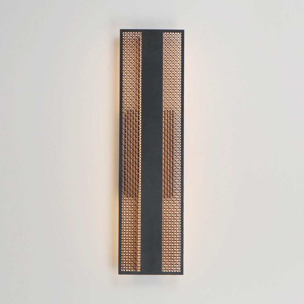 Interlace LED Outdoor Wall Light in Detail.