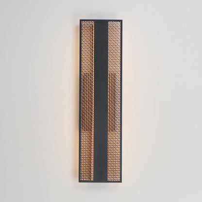 Interlace LED Outdoor Wall Light in Detail.