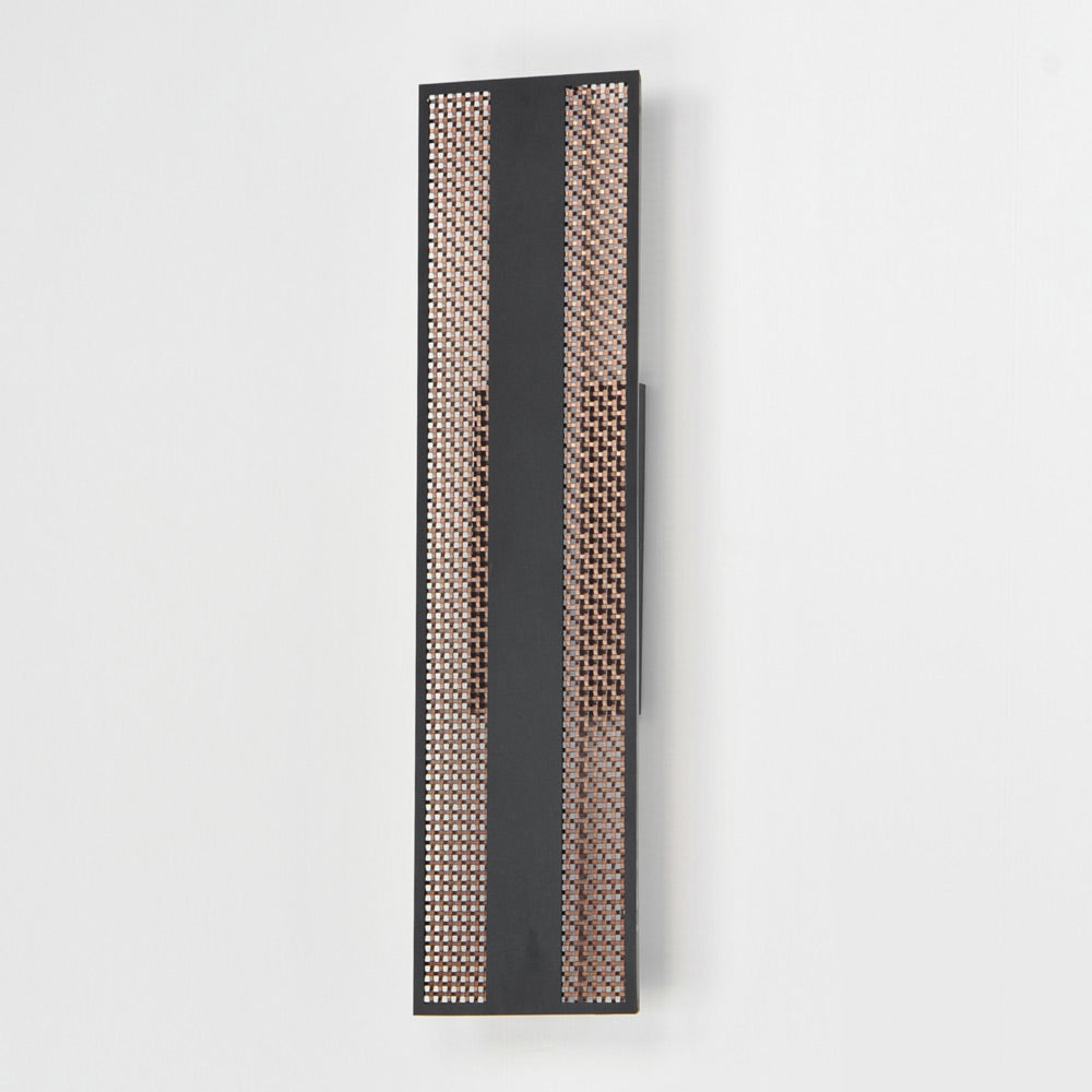 Interlace LED Outdoor Wall Light in Detail.