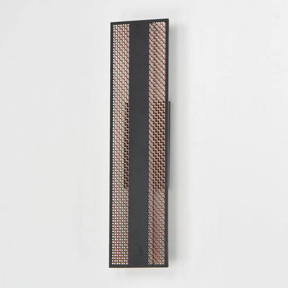 Interlace LED Outdoor Wall Light in Detail.