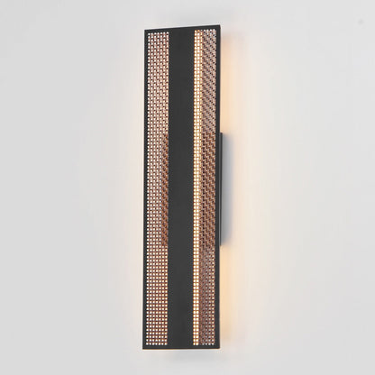 Interlace LED Outdoor Wall Light in Detail.