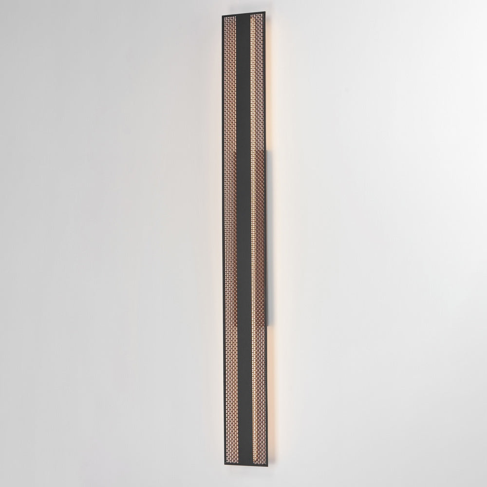 Interlace LED Outdoor Wall Light in Detail.