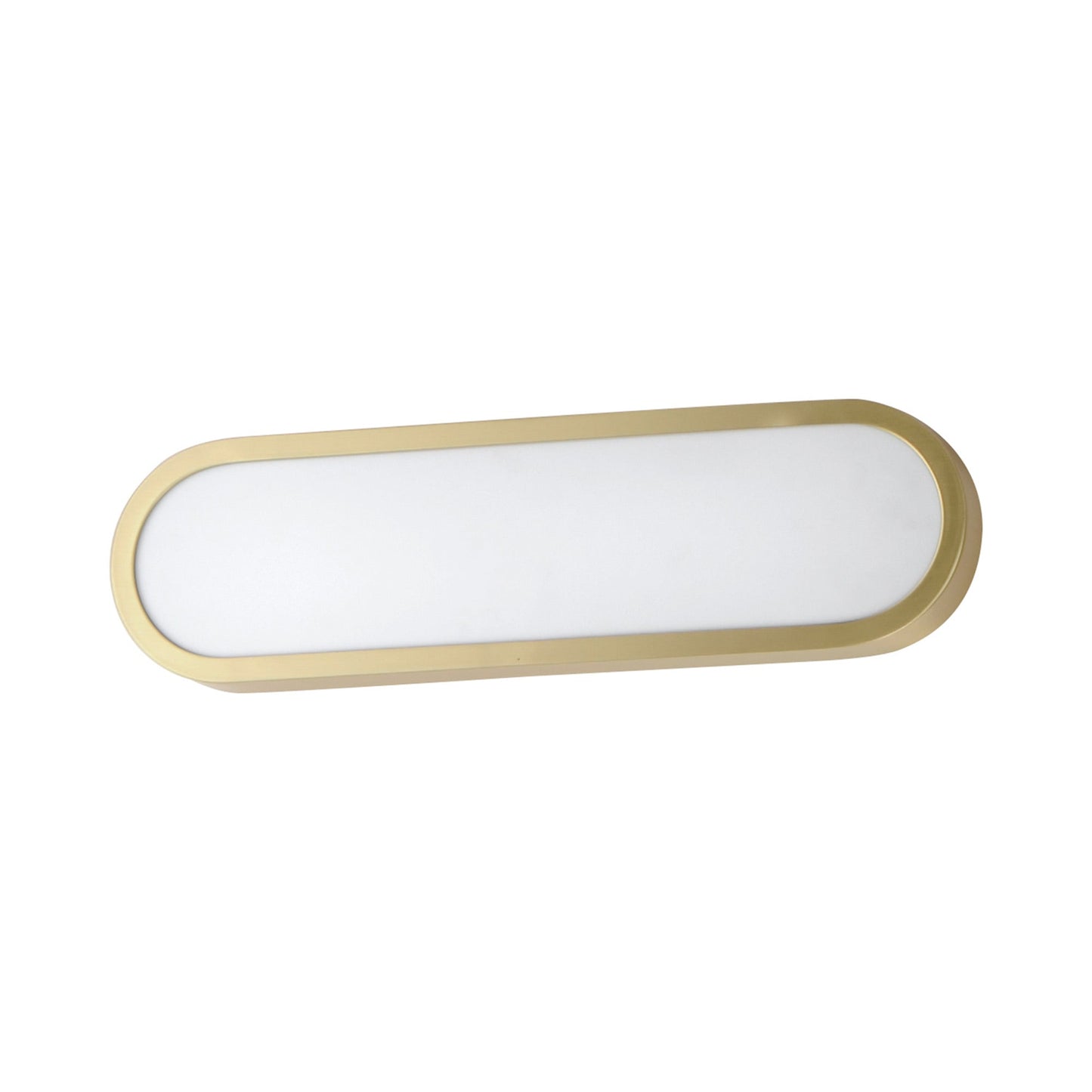 Latitude LED Bath Wall Light in Gold (18-Inch).