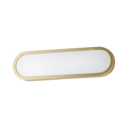 Latitude LED Bath Wall Light in Gold (18-Inch).