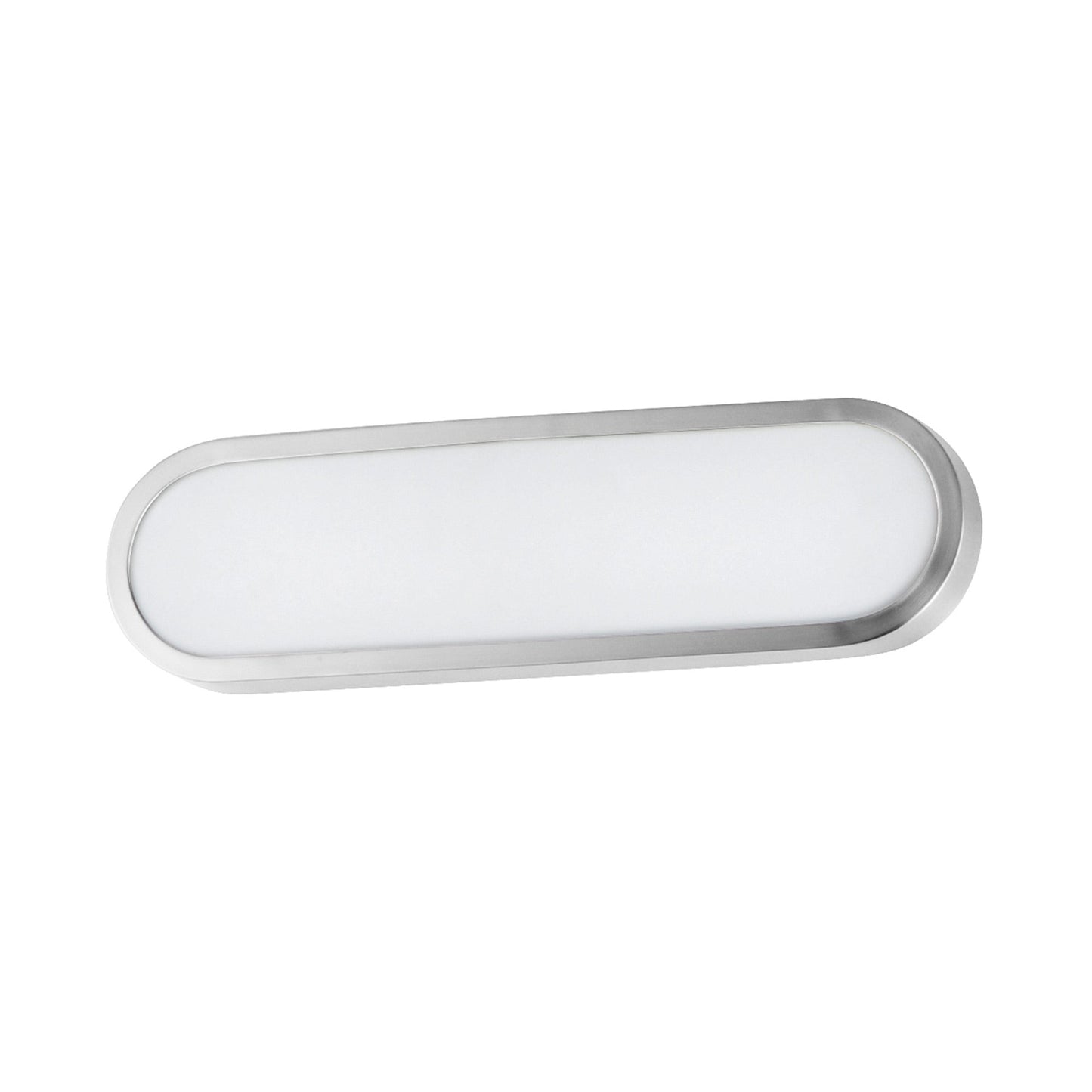 Latitude LED Bath Wall Light in Satin Nickel (18-Inch).