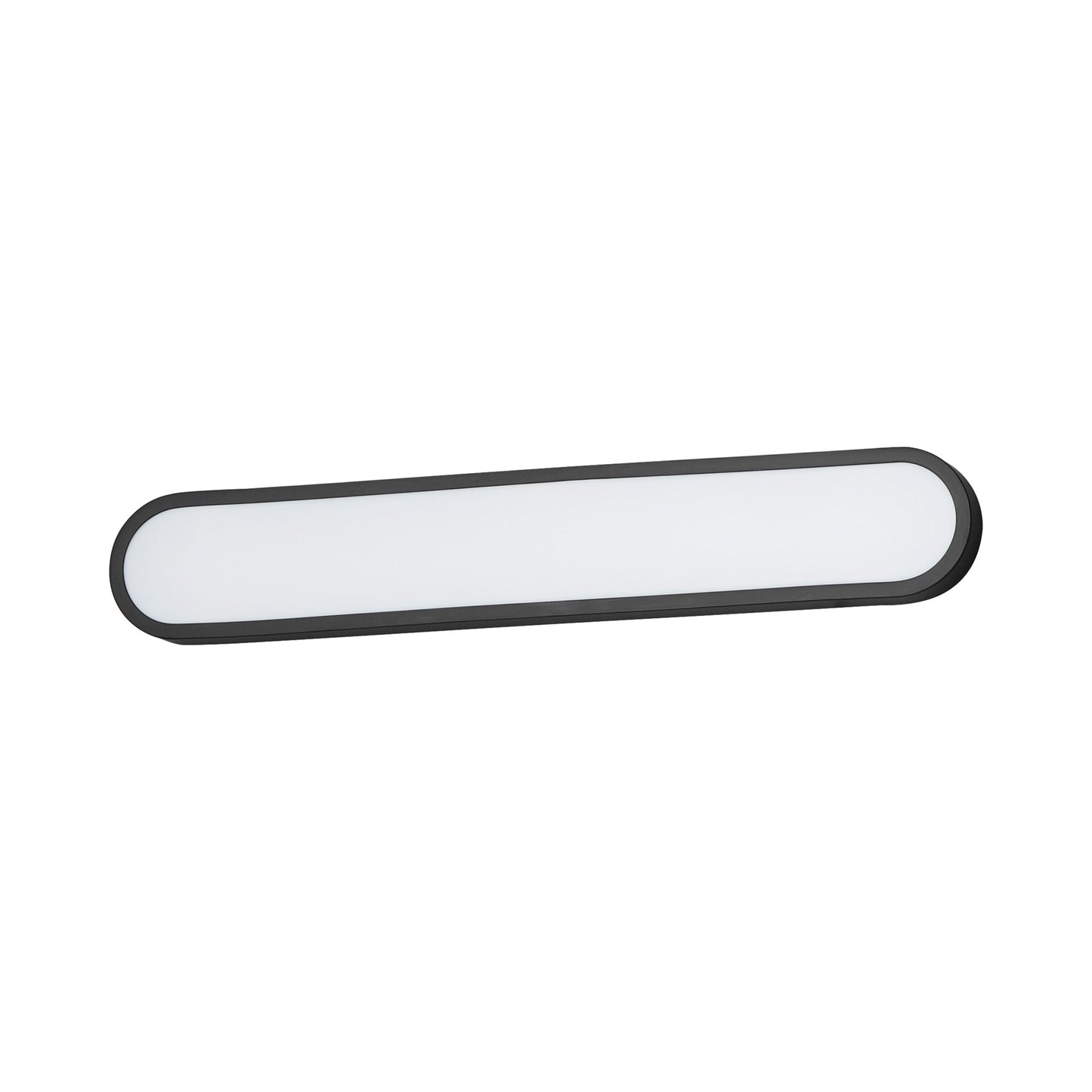 Latitude LED Bath Wall Light in Black (30-Inch).