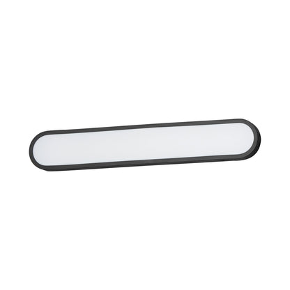 Latitude LED Bath Wall Light in Black (30-Inch).