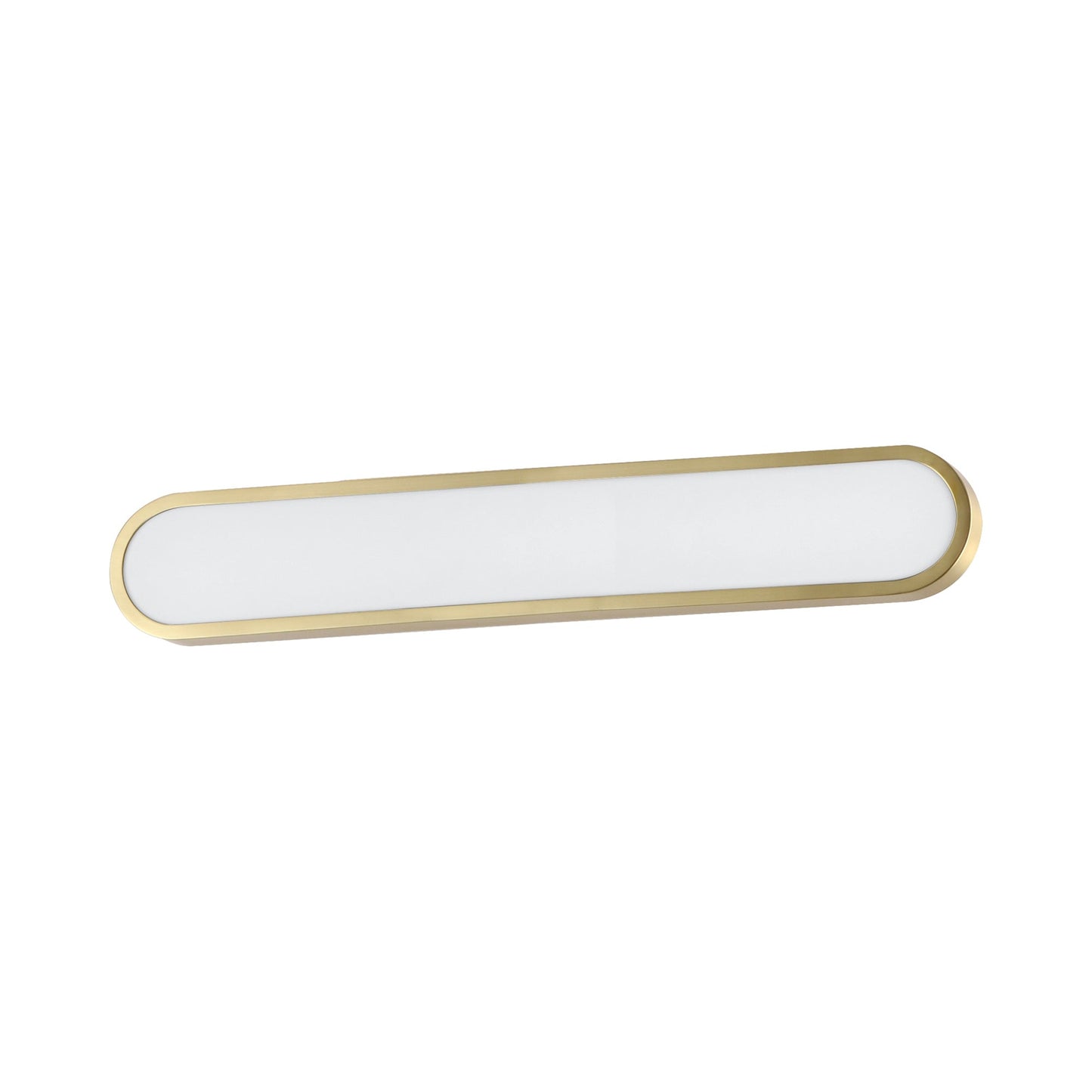 Latitude LED Bath Wall Light in Gold (30-Inch).
