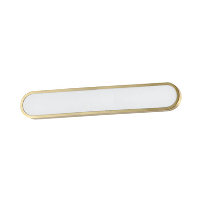 Latitude LED Bath Wall Light in Gold (30-Inch).