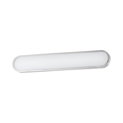 Latitude LED Bath Wall Light in Satin Nickel (30-Inch).