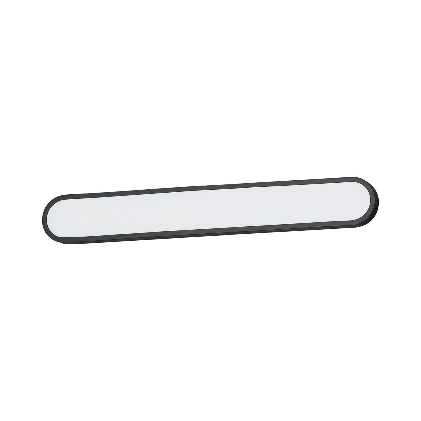 Latitude LED Bath Wall Light in Black (36-Inch).