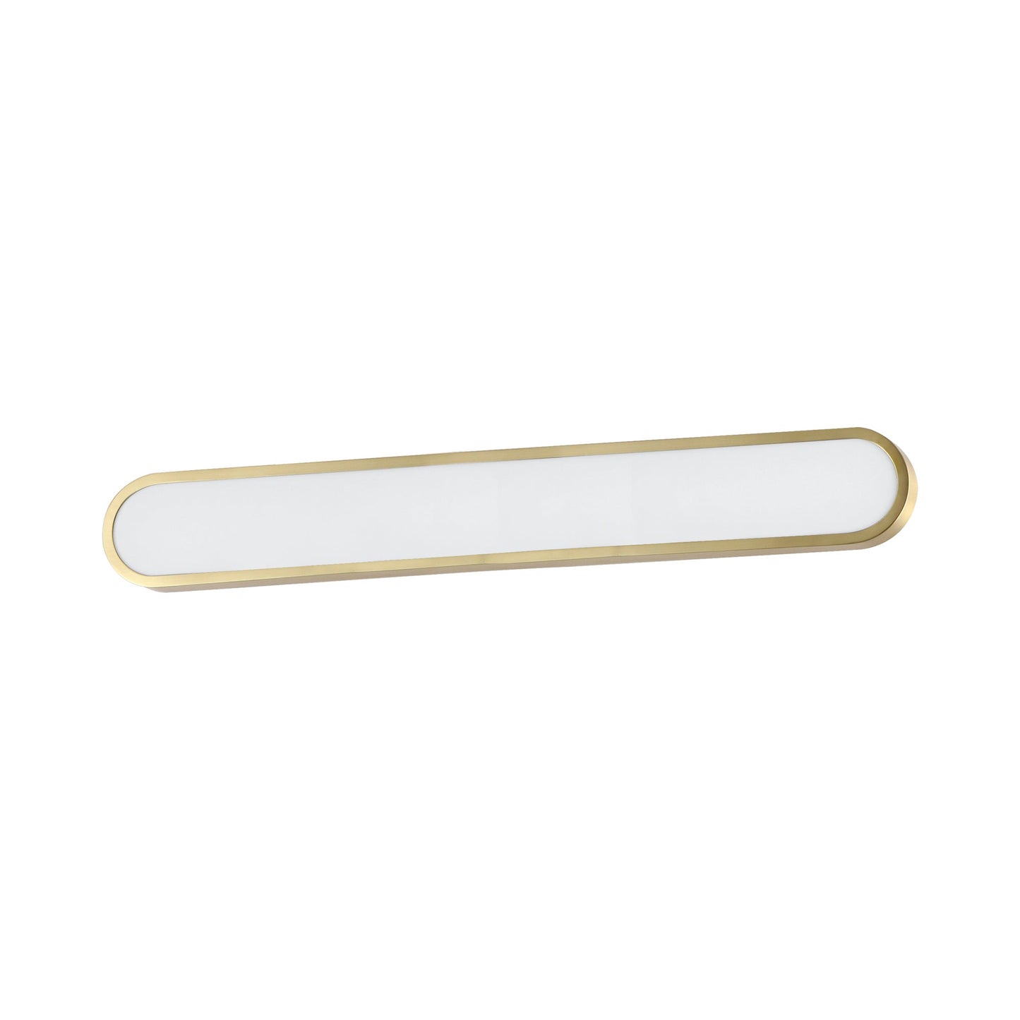 Latitude LED Bath Wall Light in Gold (36-Inch).