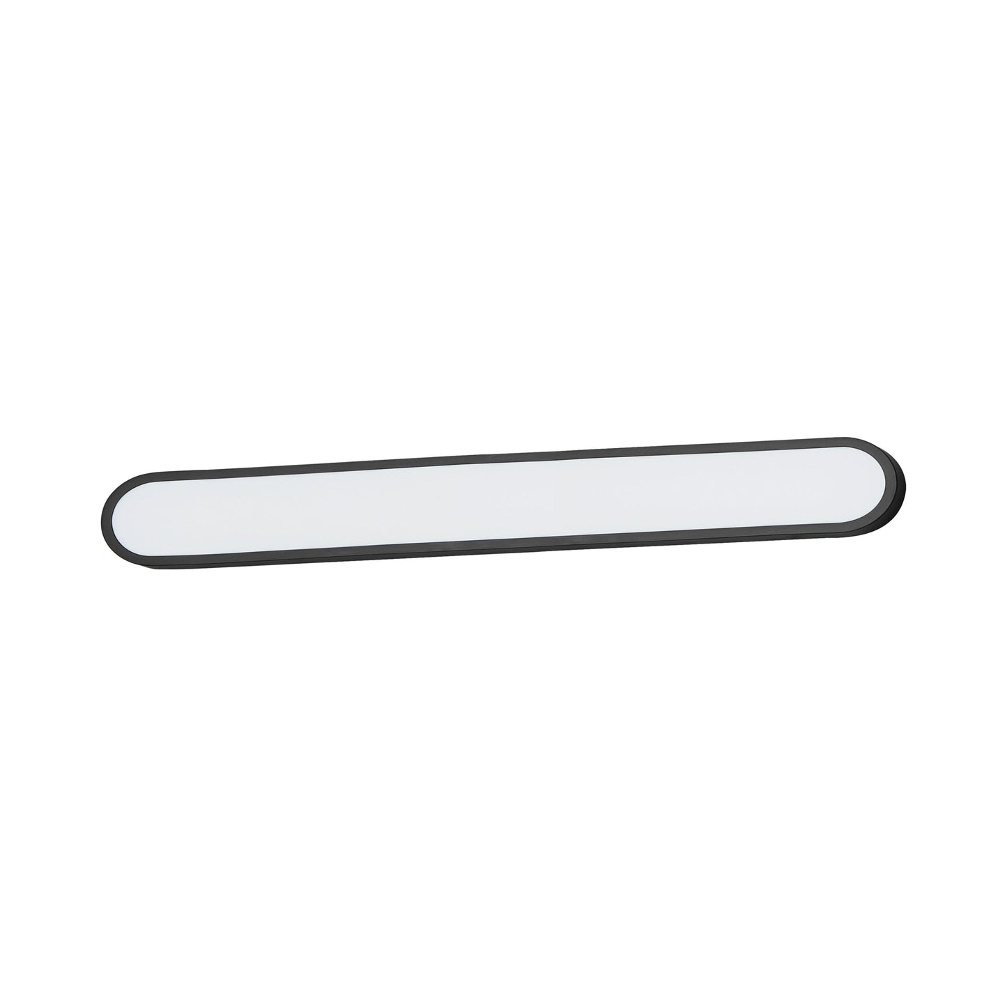 Latitude LED Bath Wall Light in Black (48-Inch).