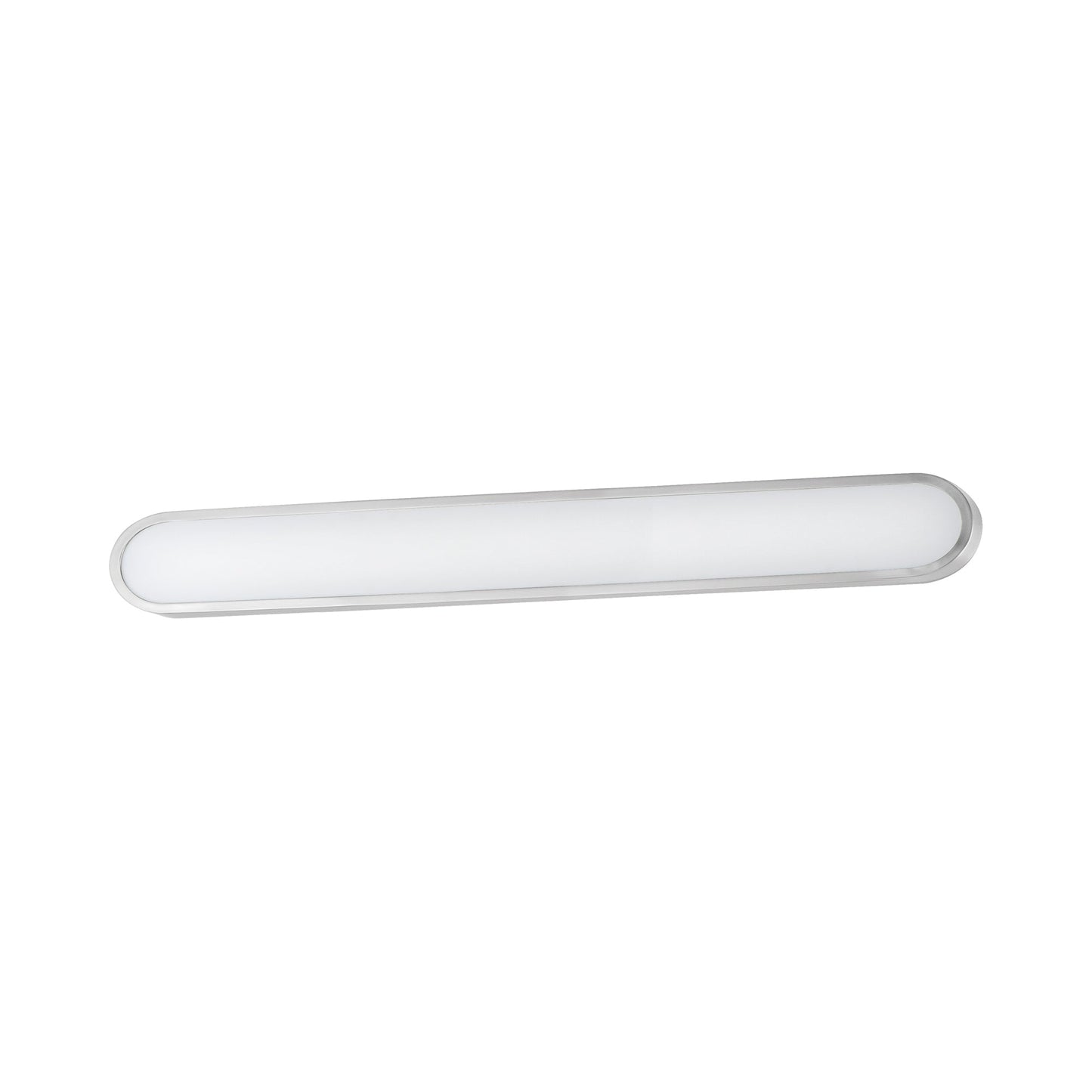 Latitude LED Bath Wall Light in Satin Nickel (48-Inch).