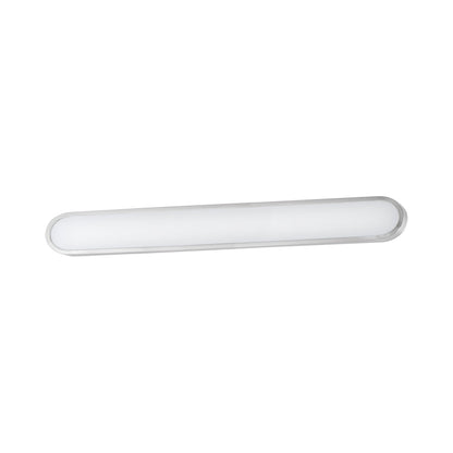 Latitude LED Bath Wall Light in Satin Nickel (48-Inch).