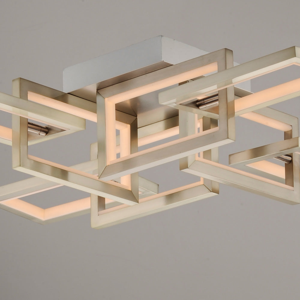 Link LED Flush Mount Ceiling Light in Detail.