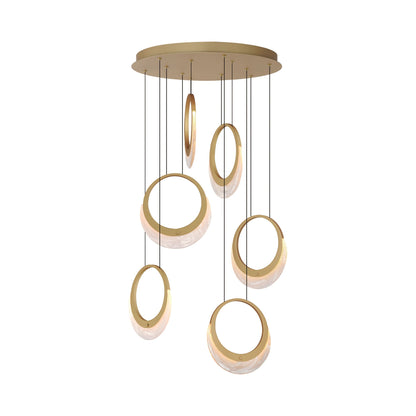 Lyra LED Multi Light Pendant Light (20.25-Inch).