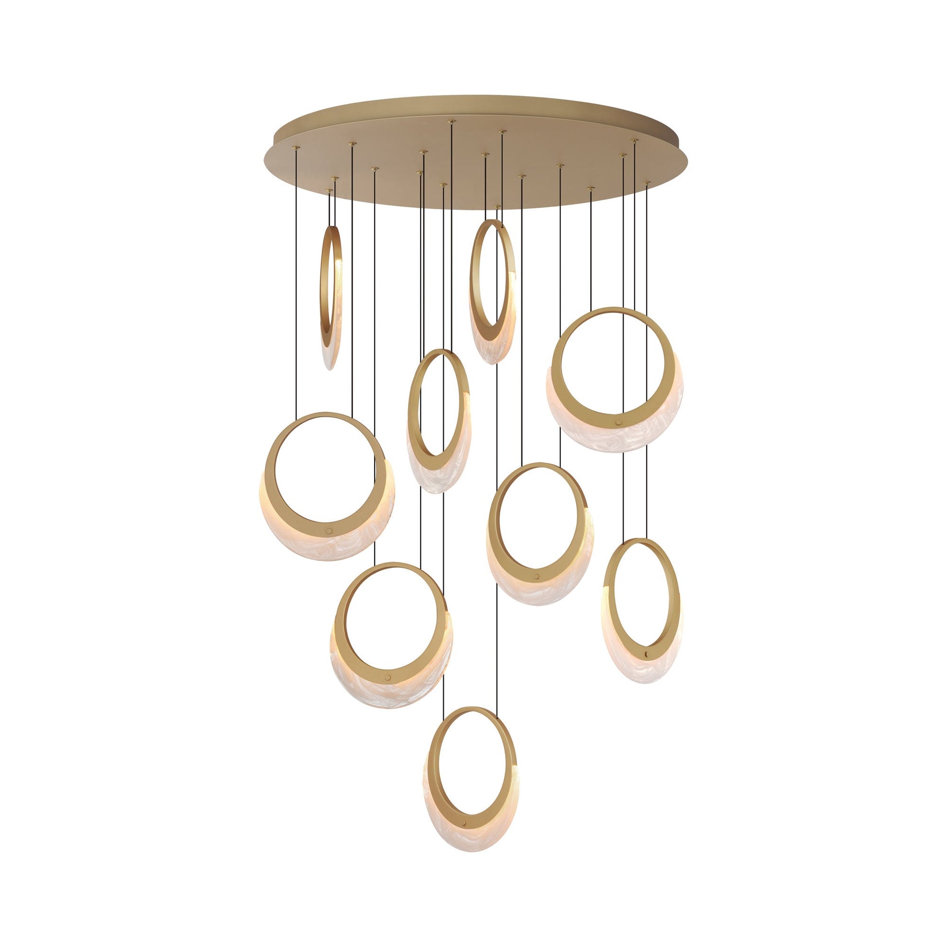 Lyra LED Multi Light Pendant Light (28.5-Inch).