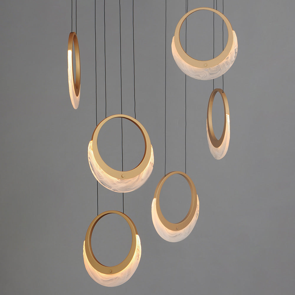 Lyra LED Multi Light Pendant Light in Detail.