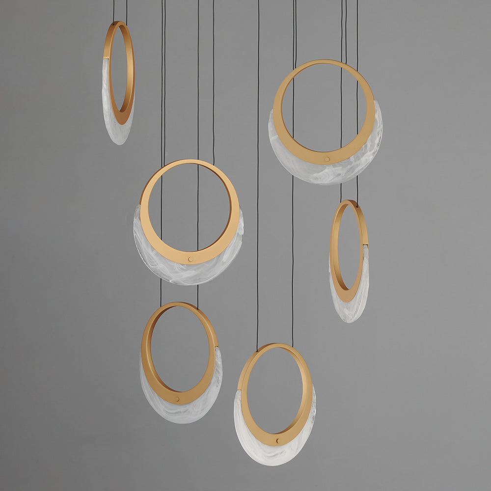 Lyra LED Multi Light Pendant Light in Detail.