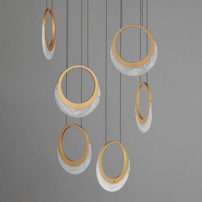 Lyra LED Multi Light Pendant Light in Detail.