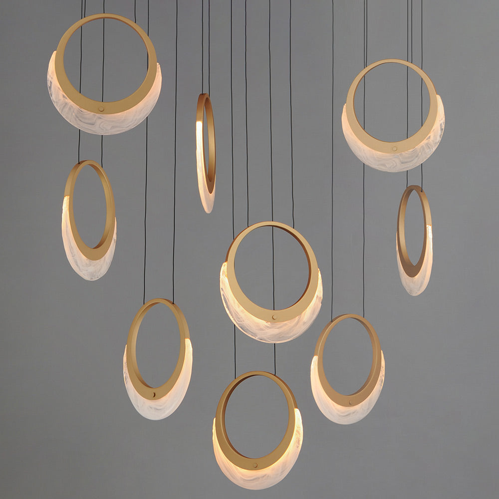 Lyra LED Multi Light Pendant Light in Detail.