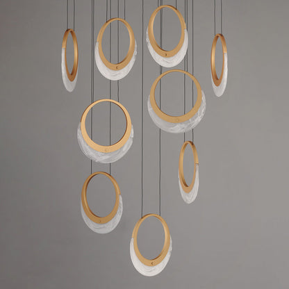 Lyra LED Multi Light Pendant Light in Detail.
