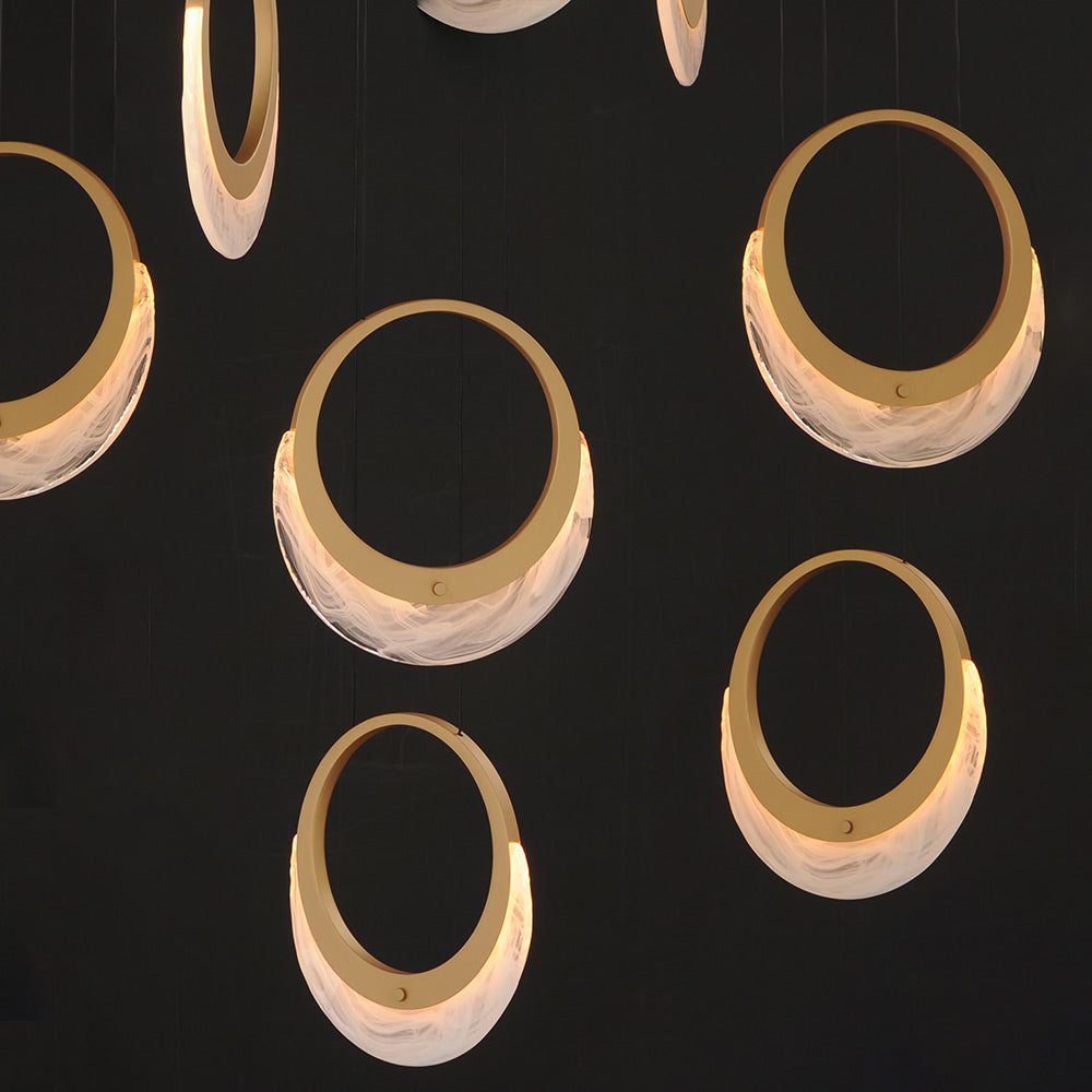 Lyra LED Multi Light Pendant Light in Detail.