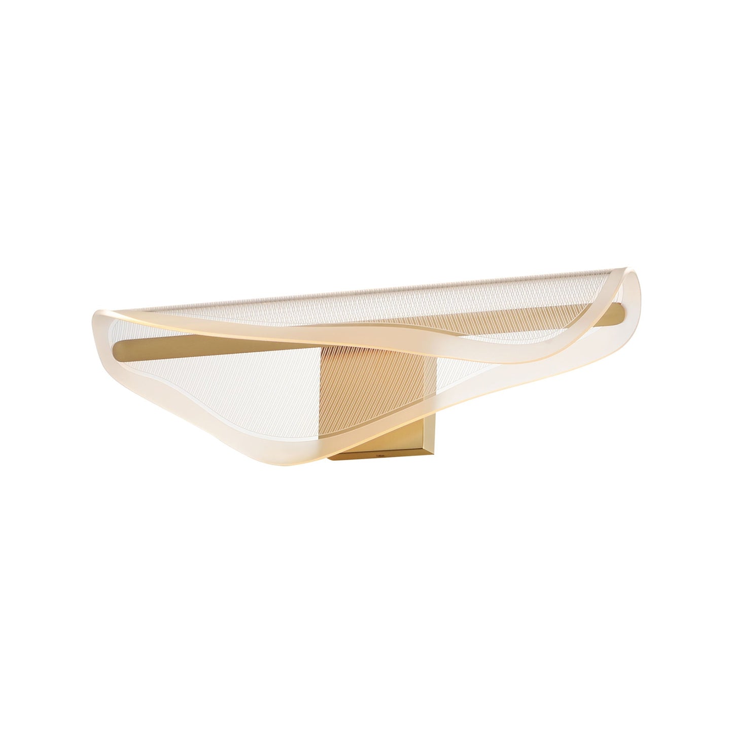 Manta LED Bath Vanity Light in Gold (24.75-Inch).