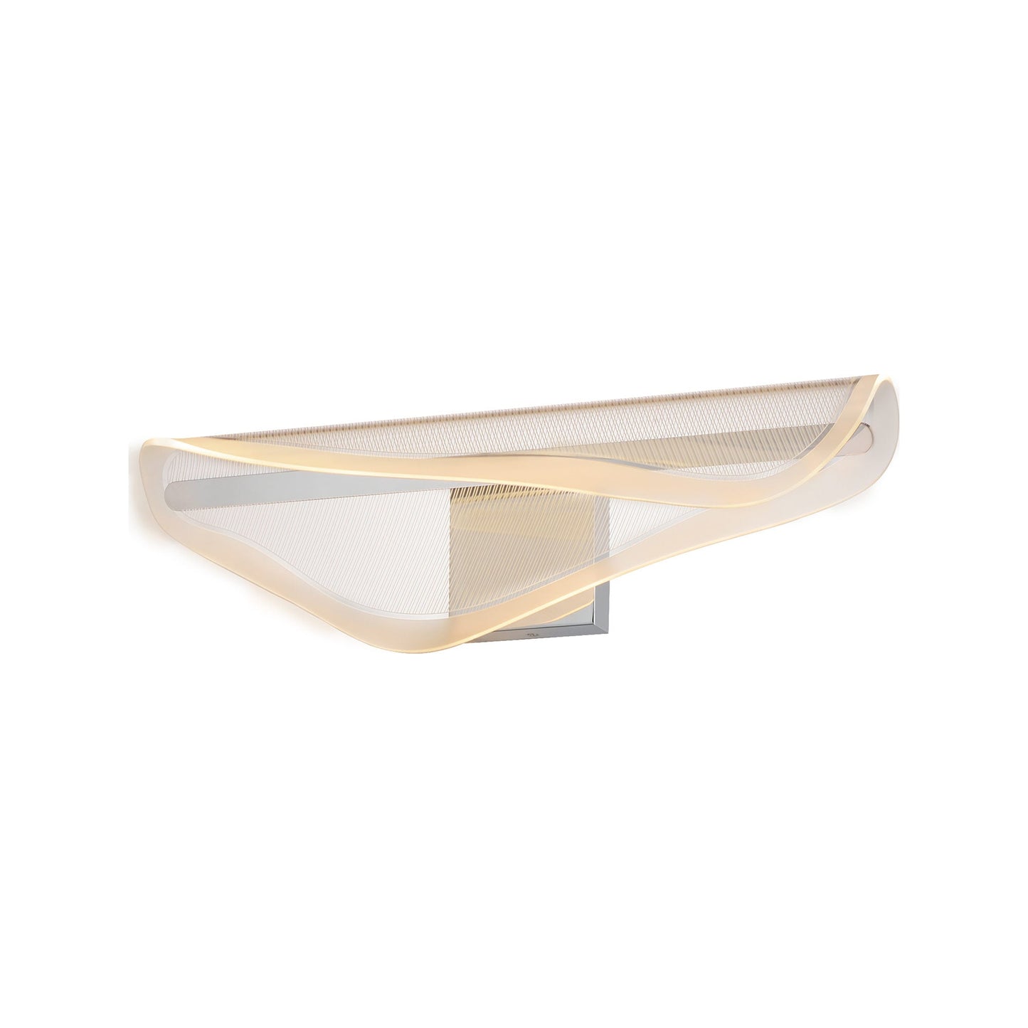 Manta LED Bath Vanity Light in Polished Chrome (24.75-Inch).