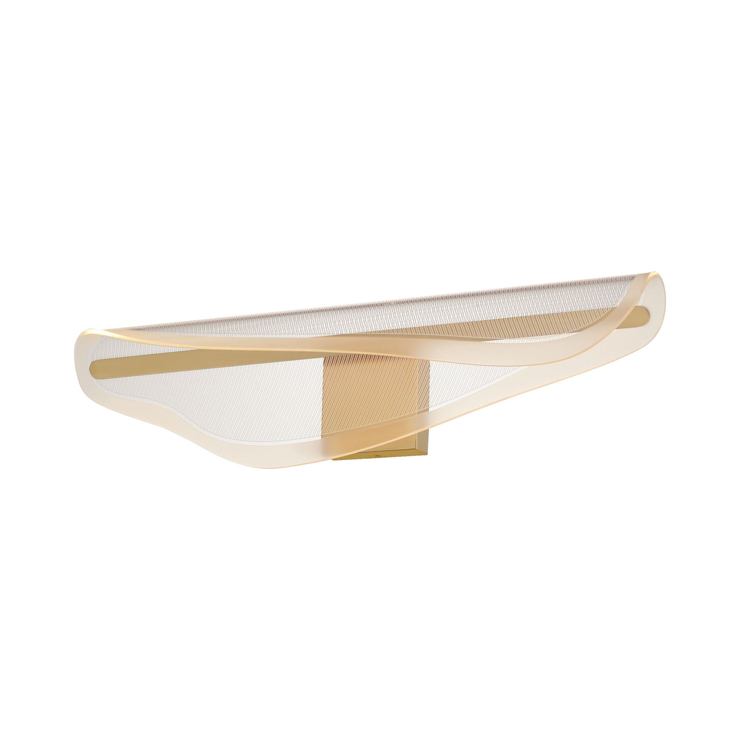 Manta LED Bath Vanity Light in Gold (30-Inch).