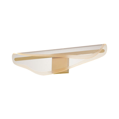 Manta LED Bath Vanity Light in Gold (30-Inch).