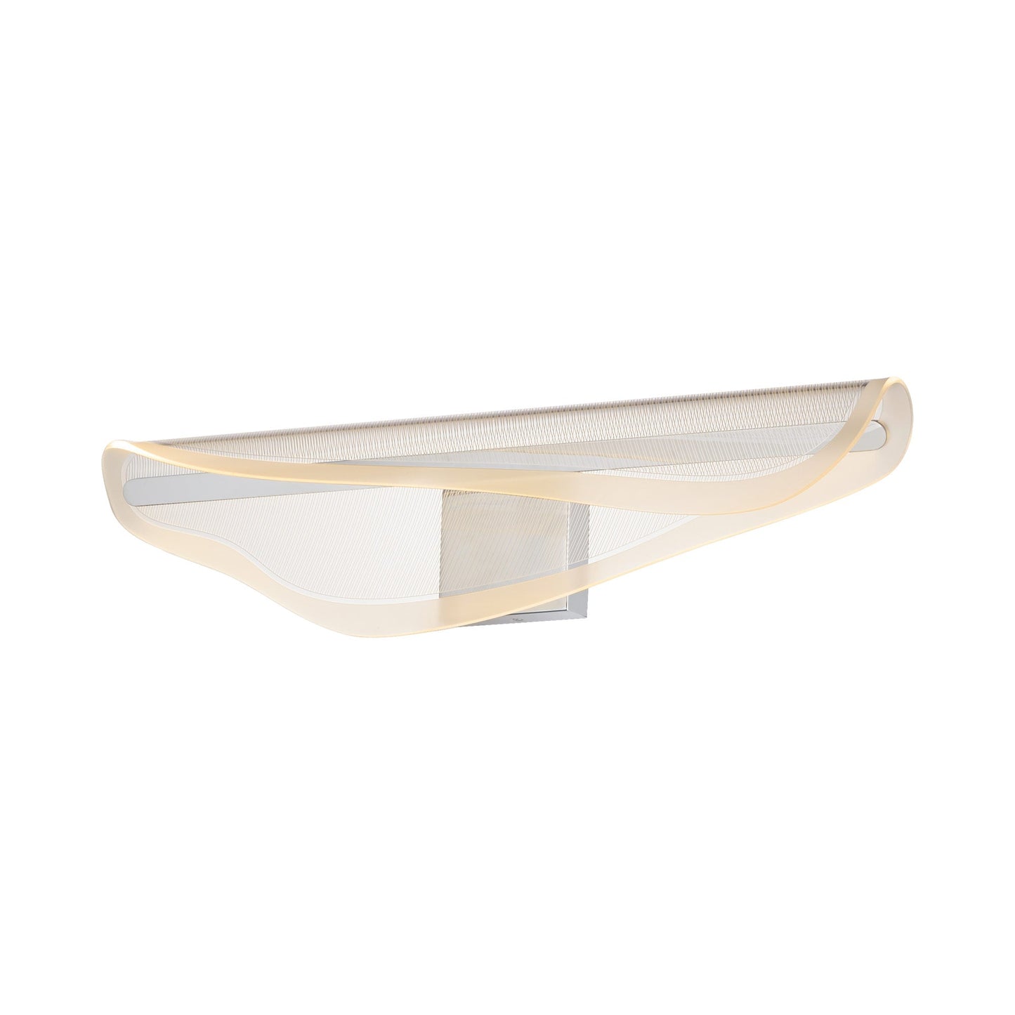 Manta LED Bath Vanity Light in Polished Chrome (30-Inch).