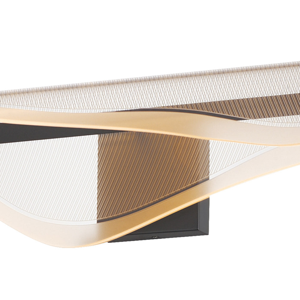 Manta LED Bath Vanity Light in Detail.
