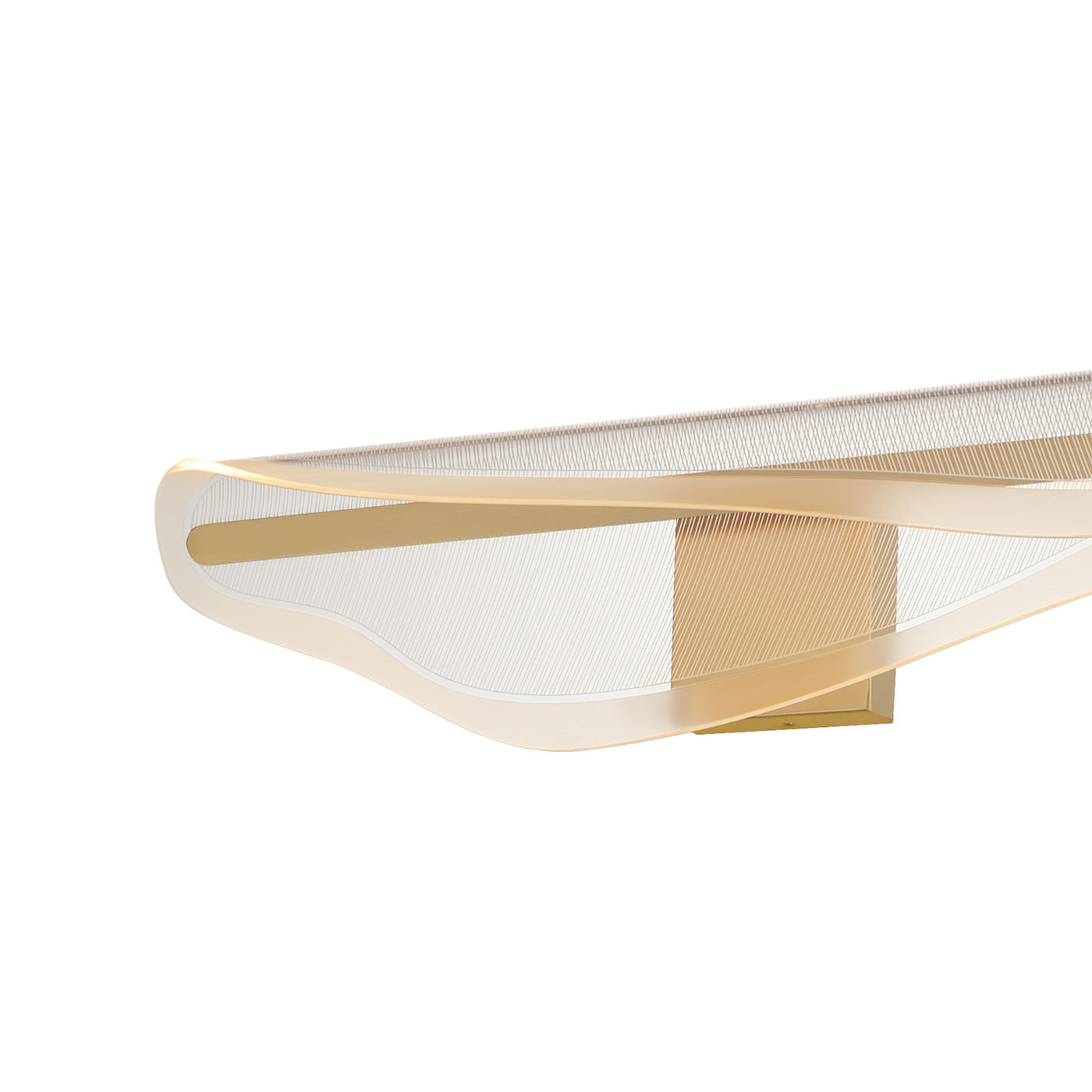 Manta LED Bath Vanity Light in Detail.