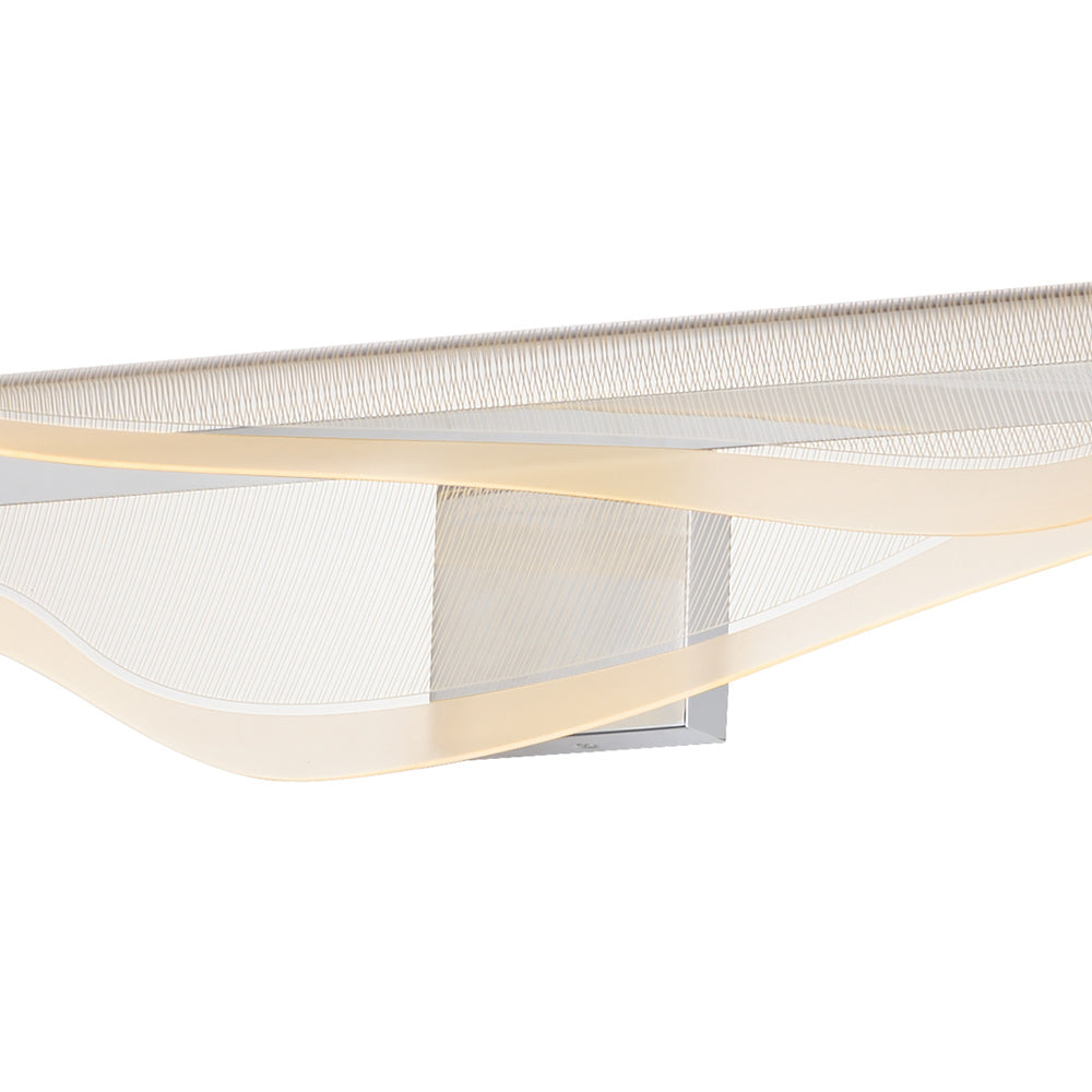 Manta LED Bath Vanity Light in Detail.