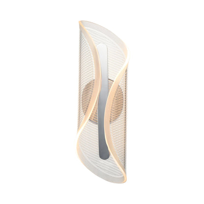 Manta LED Wall Light in Polished Chrome.
