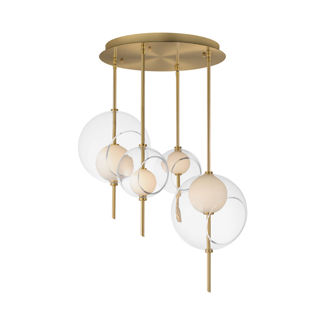 Martini LED Multi Light Pendant Light.