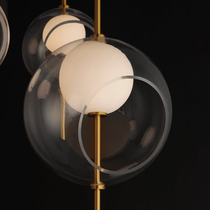 Martini LED Multi Light Pendant Light in Detail.