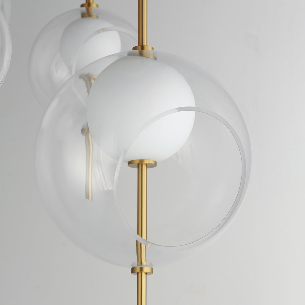 Martini LED Multi Light Pendant Light in Detail.