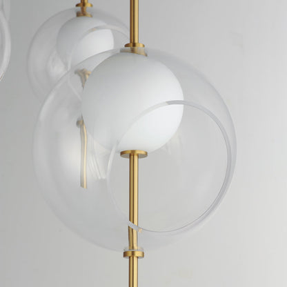Martini LED Multi Light Pendant Light in Detail.