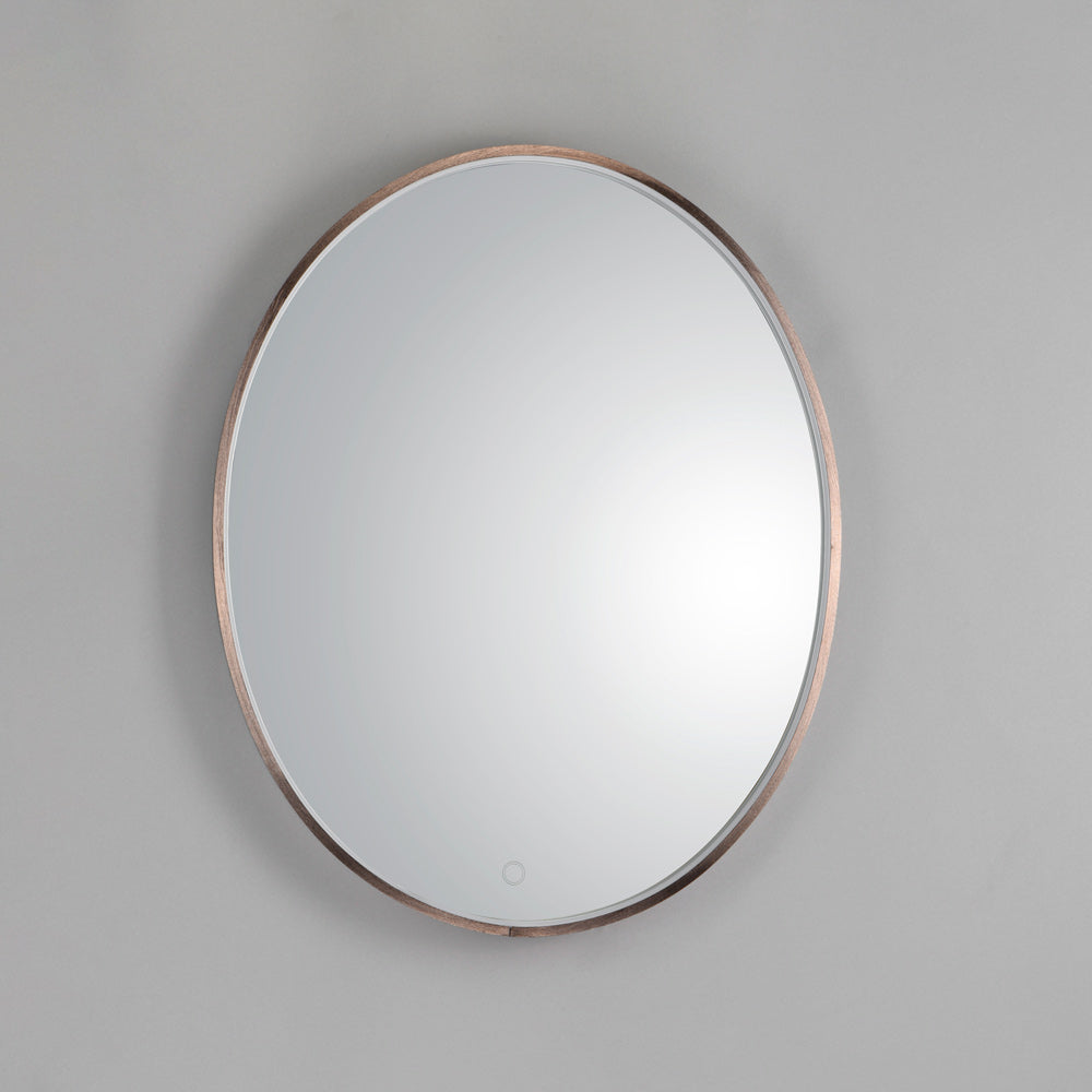 Mirror Oval LED Wall Mirror in Detail.