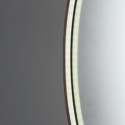 Mirror Oval LED Wall Mirror in Detail.